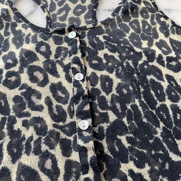 MINKPINK Leopard Print Racerback Sheer Tank - Picture 8 of 13